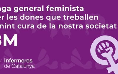 Infermeres de Catalunya s’adhereix a la vaga feminista del 8M