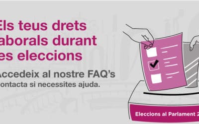 Consulta els teus drets laborals durant les eleccions del 14F