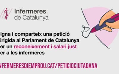 Infermeres de Catalunya iniciem una campanya de recollida de signatures dirigida a la ciutadania